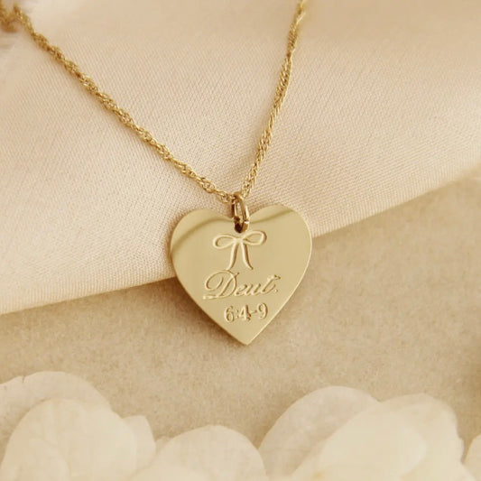 LoveStory Necklace | Love the Lord Your God Deuteronomy 6:4-9