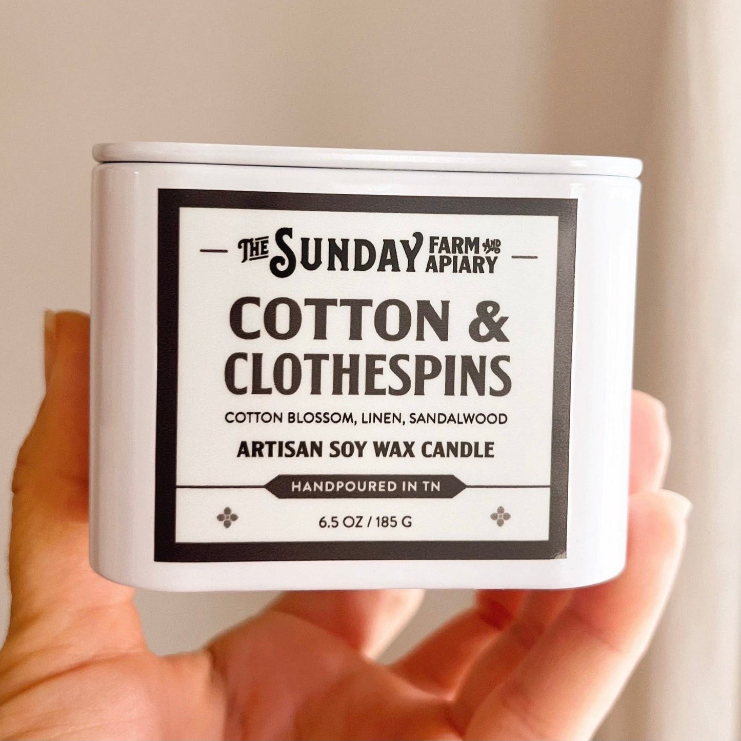 Soy Tin Candle | Cotton & Clothespins