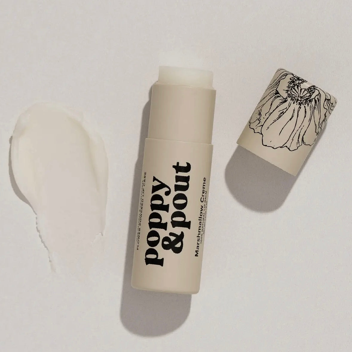 Poppy & Pout Lip Balm | Marshmallow Crème