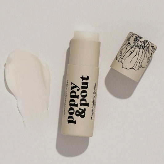 Poppy & Pout Lip Balm | Marshmallow Crème