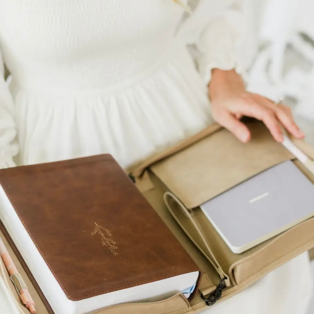 Bible Cover | Debossed Floral