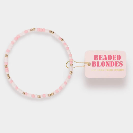 Beaded Blondes | Light Pink Sprinkle