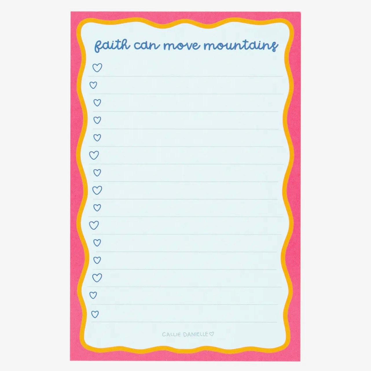 Faith Can Move Mountains Notepad
