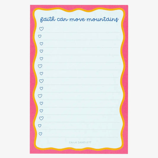 Faith Can Move Mountains Notepad