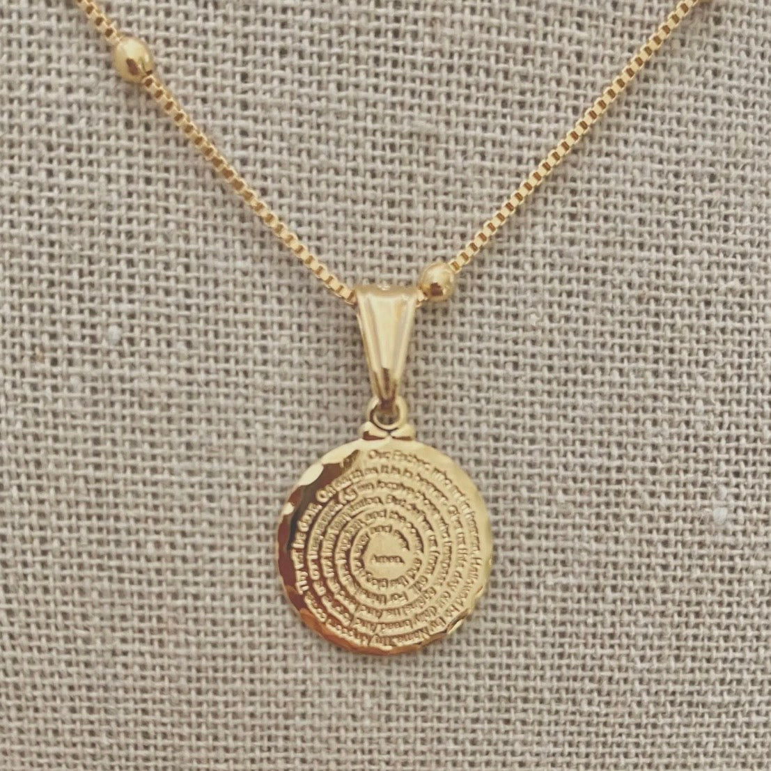Necklace | Our Father Prayer