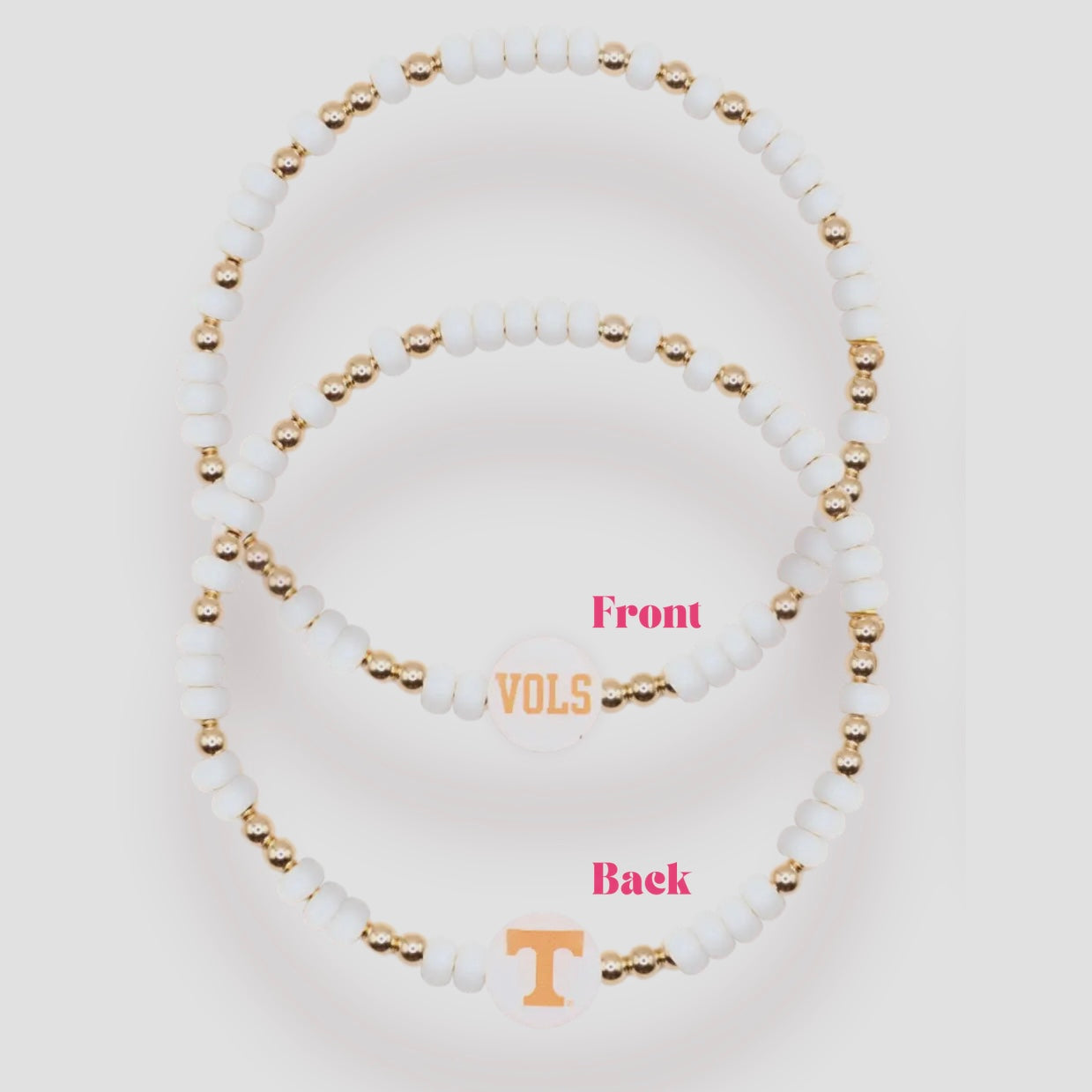 Bracelet - Tennessee/Vols Sprinkle | 6.75 inch