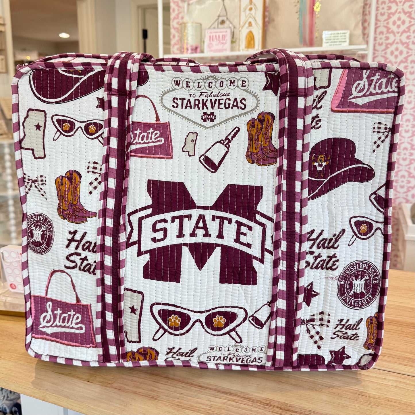 The Bulldog Edit Quilted Tote
