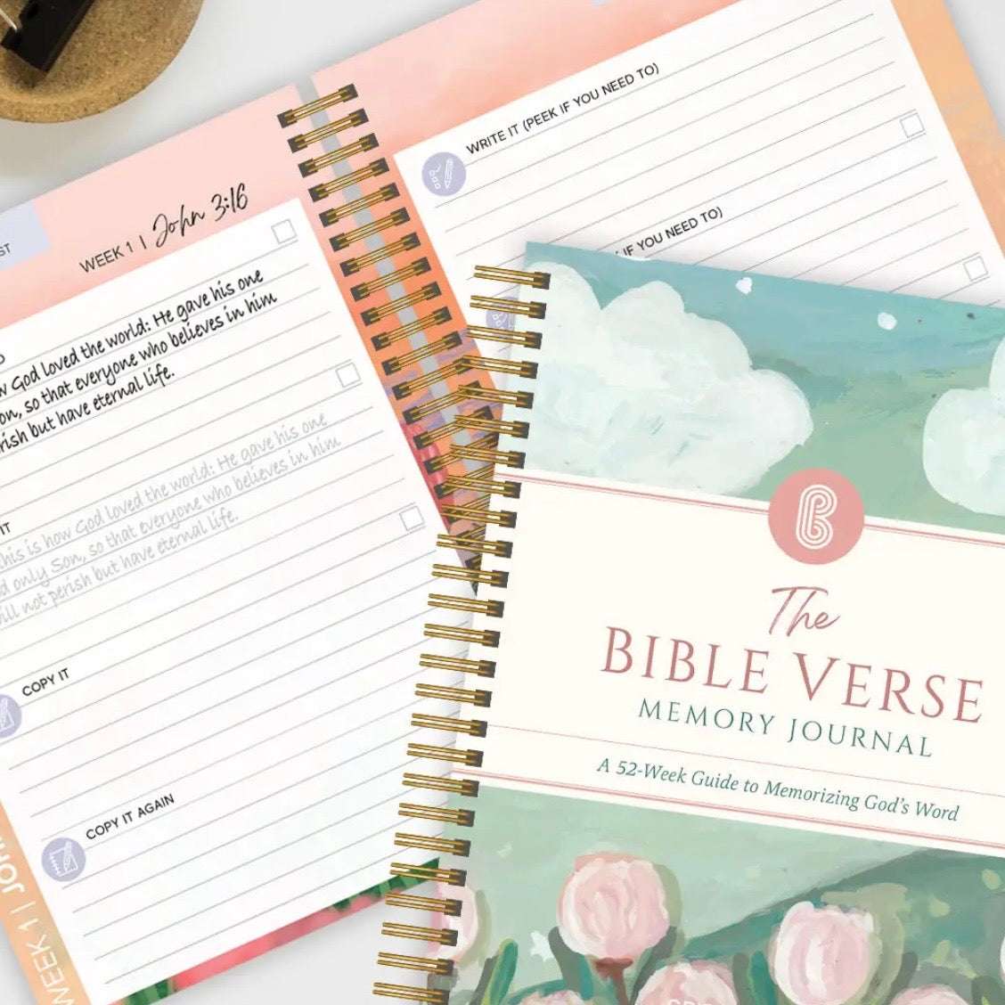 The Bible Verse Memory Journal: A 52-Week Guide To Memorizing God's Word
