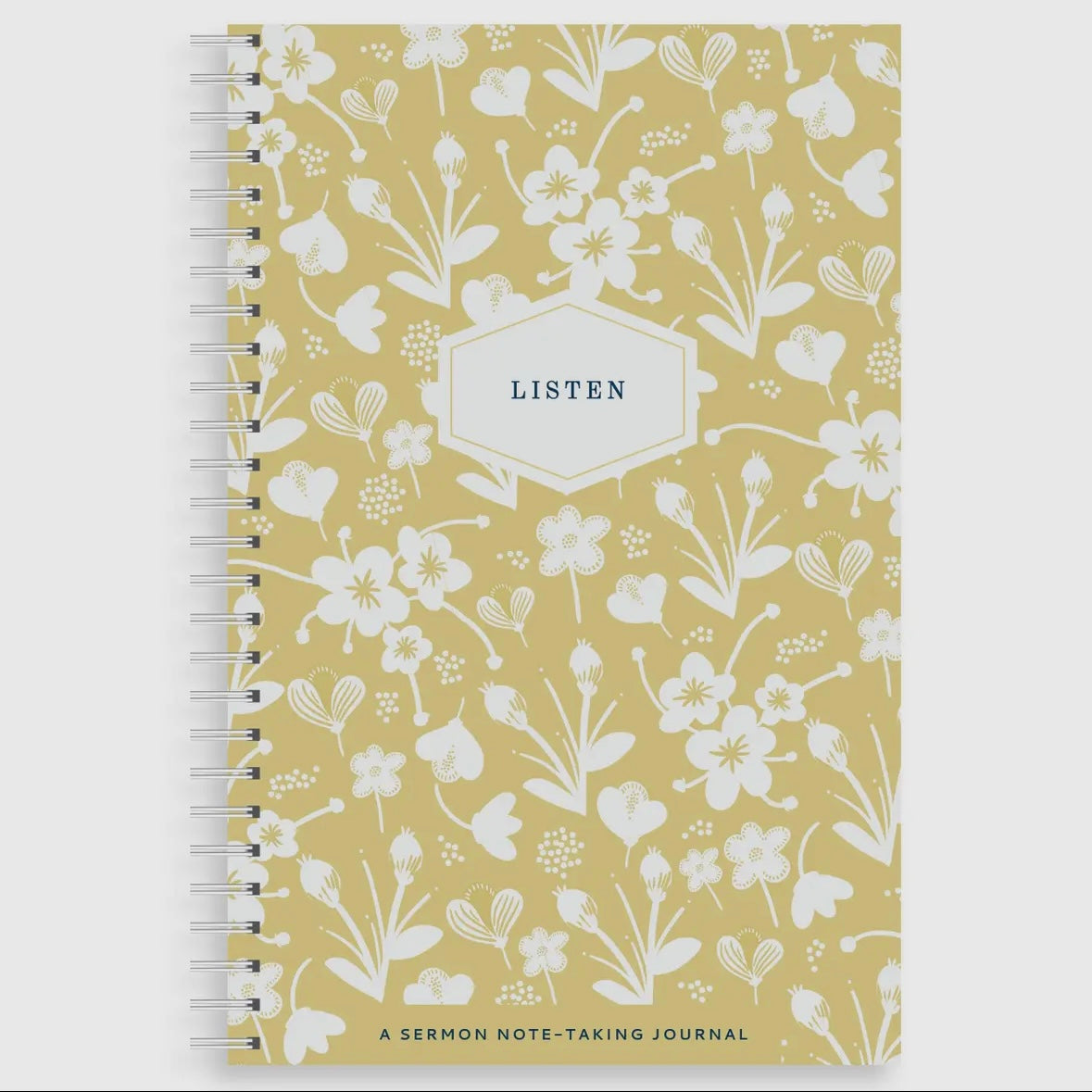 Sermon Notebook - Marigold Floral