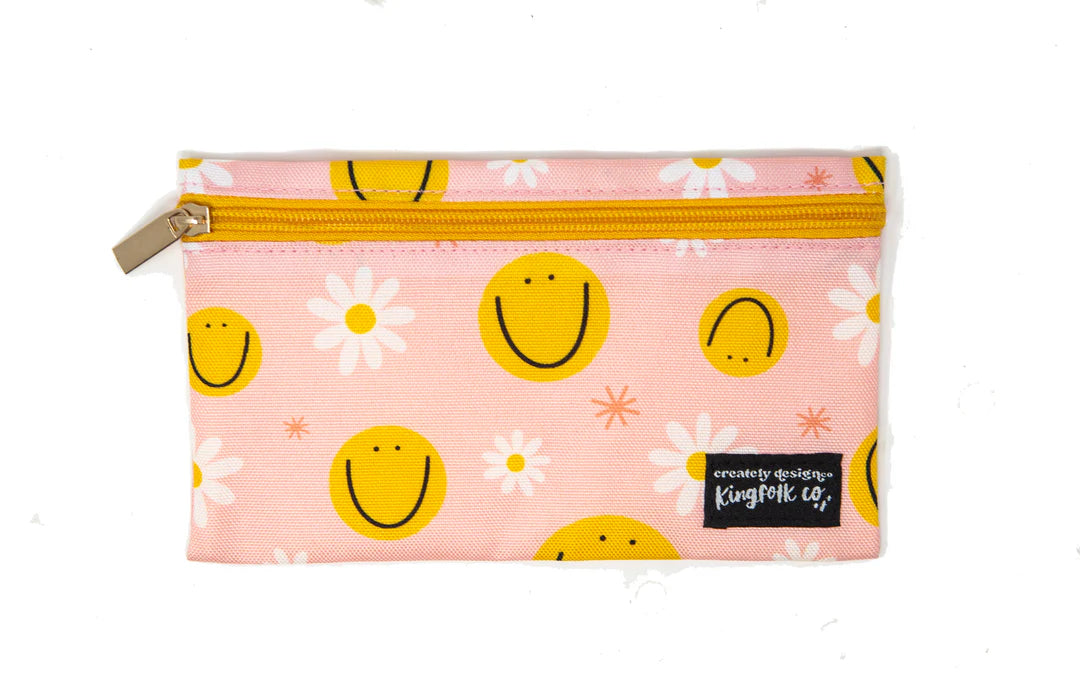 Pencil Pouch - Joyful Blooms