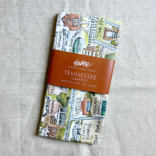 Elizabeth Wade Tea Towel - University of Tennessee Campus