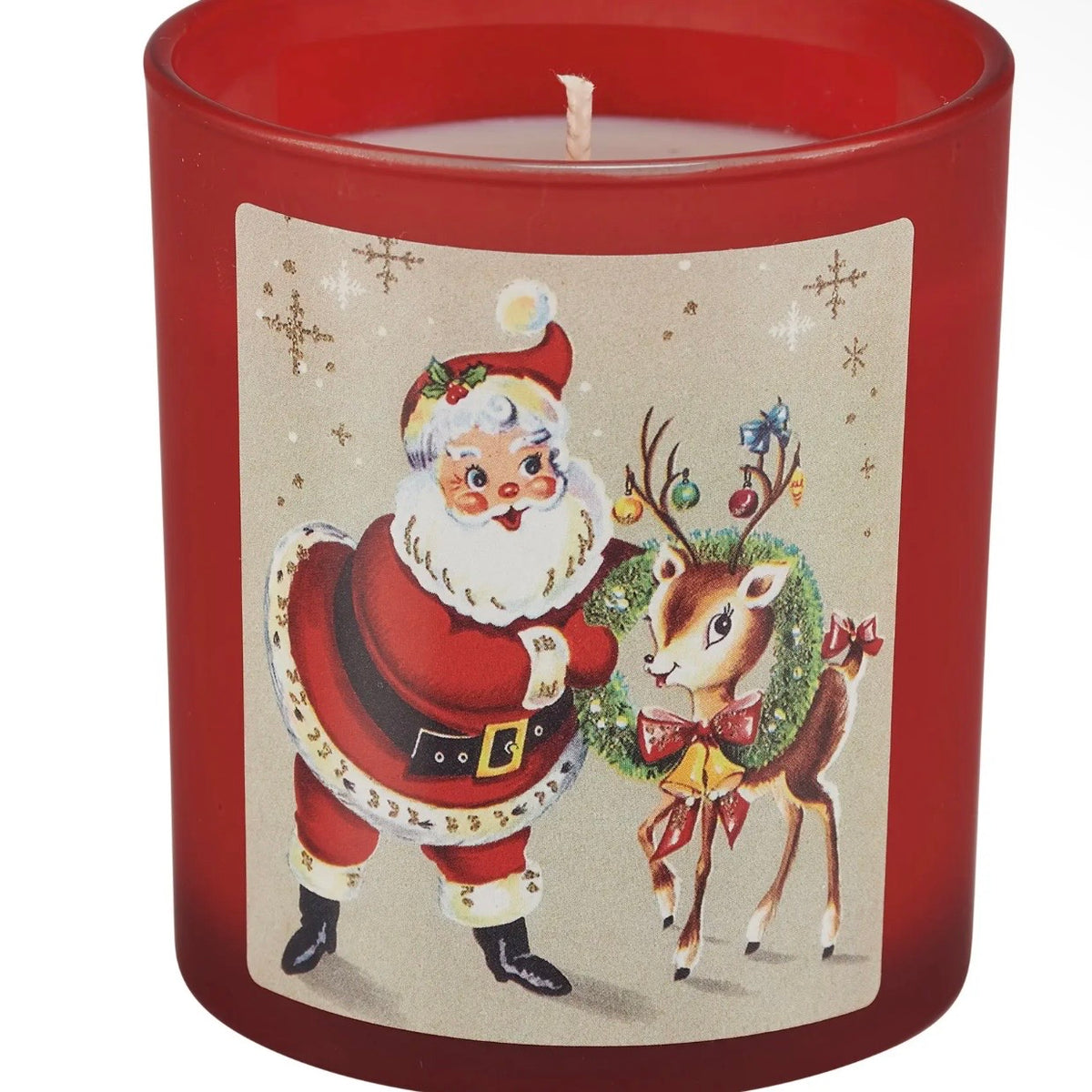 Candle | Retro Santa