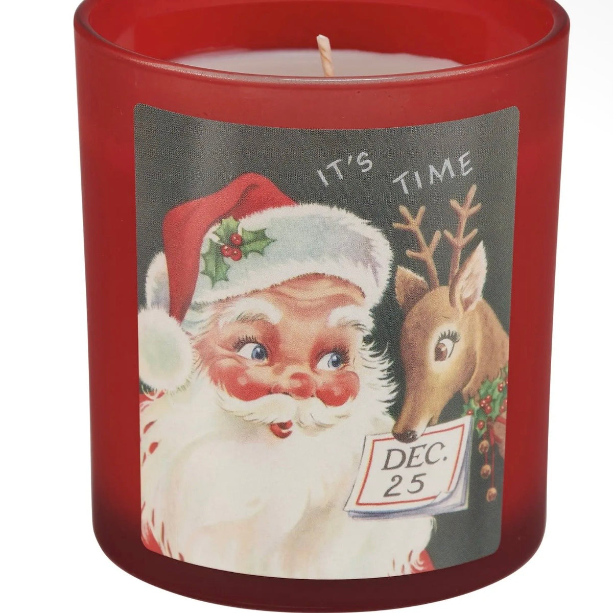Candle | Retro Santa