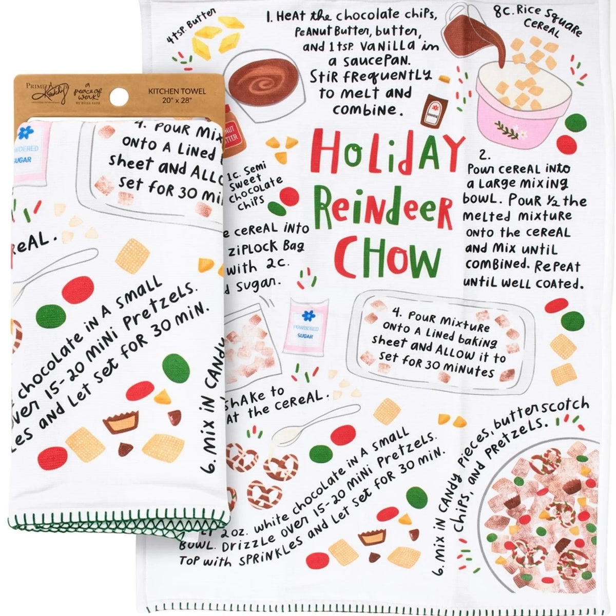 Tea Towel | Reindeer Chow