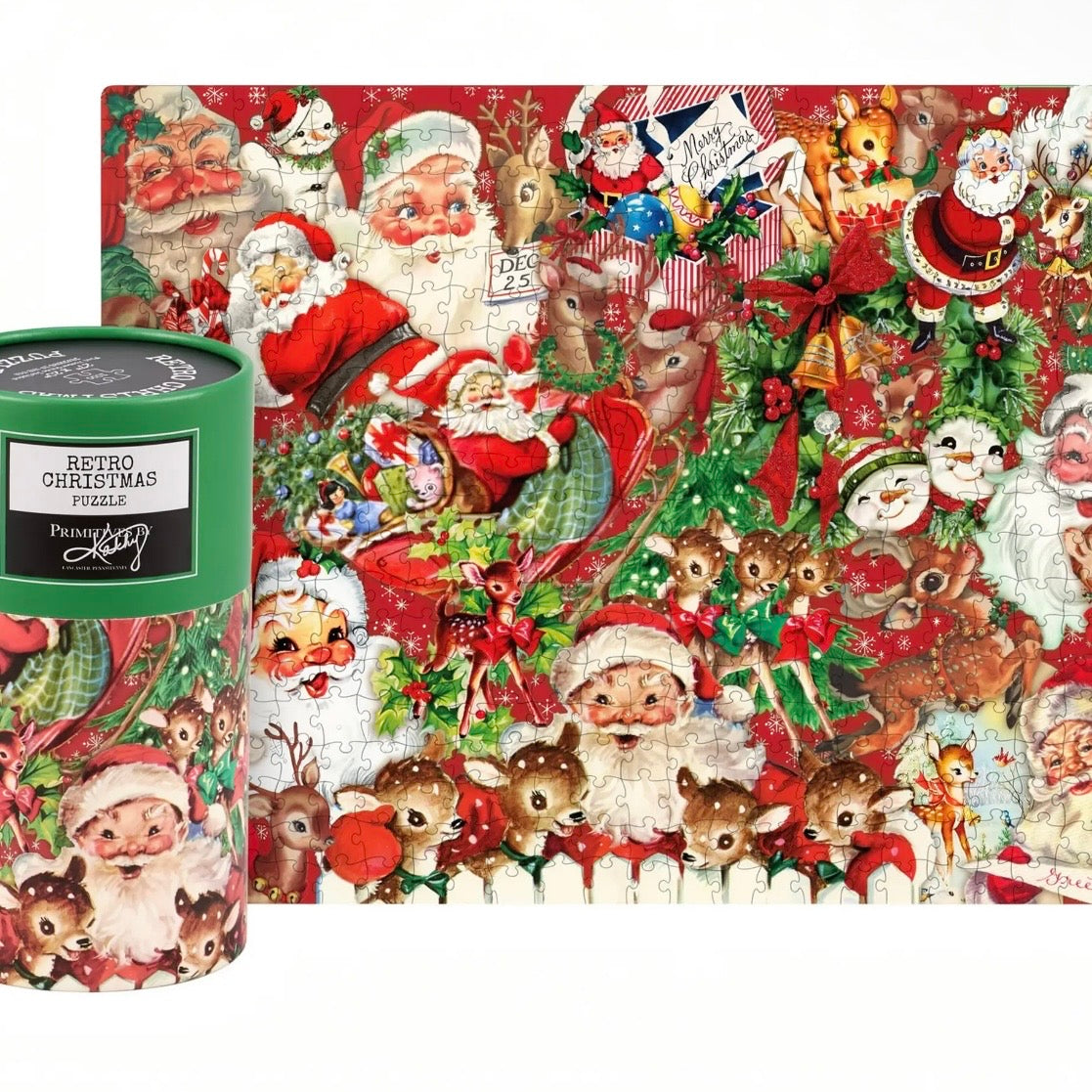 Puzzle | Retro Santa