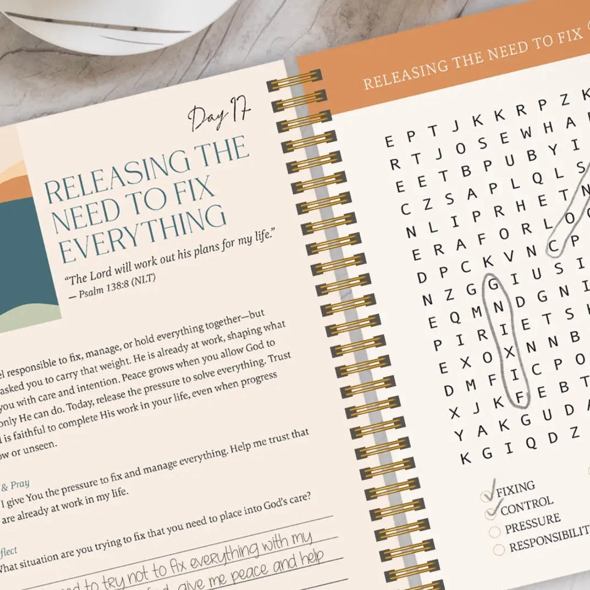 Be Still: Word Search Devotional For Peace & Rest in God