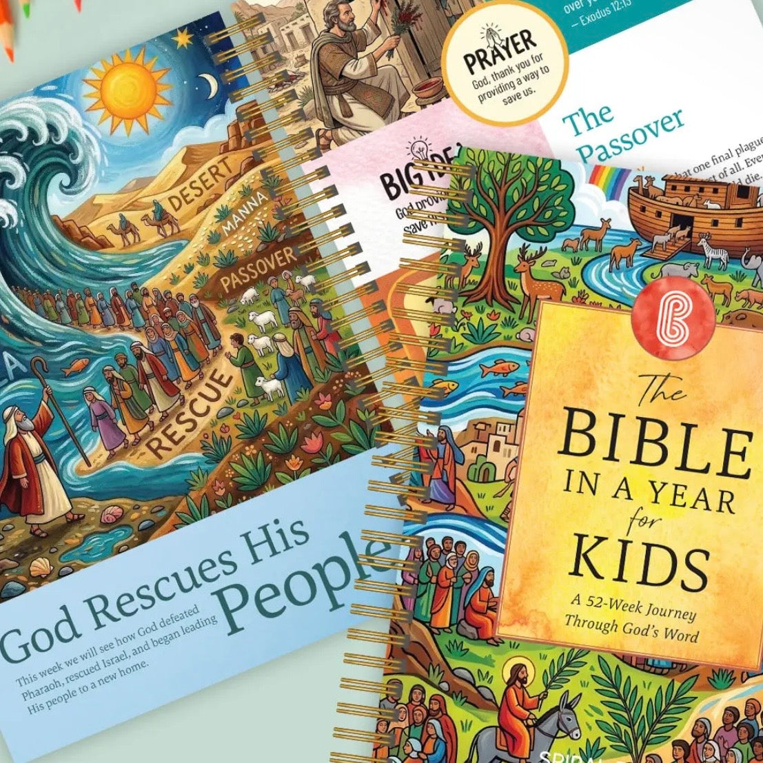 The Bible in A Year For Kids: A 52-Week Journey Through God's Word