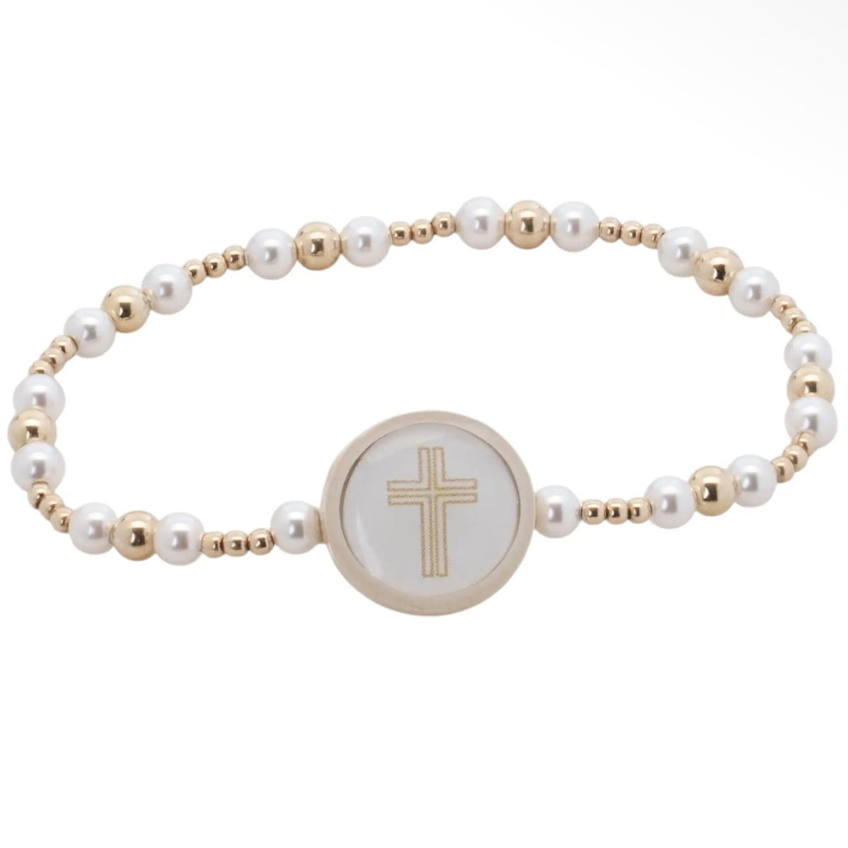 Tap To Pray Survivor Series Gold-Filled Beaded Bracelet | Chosen