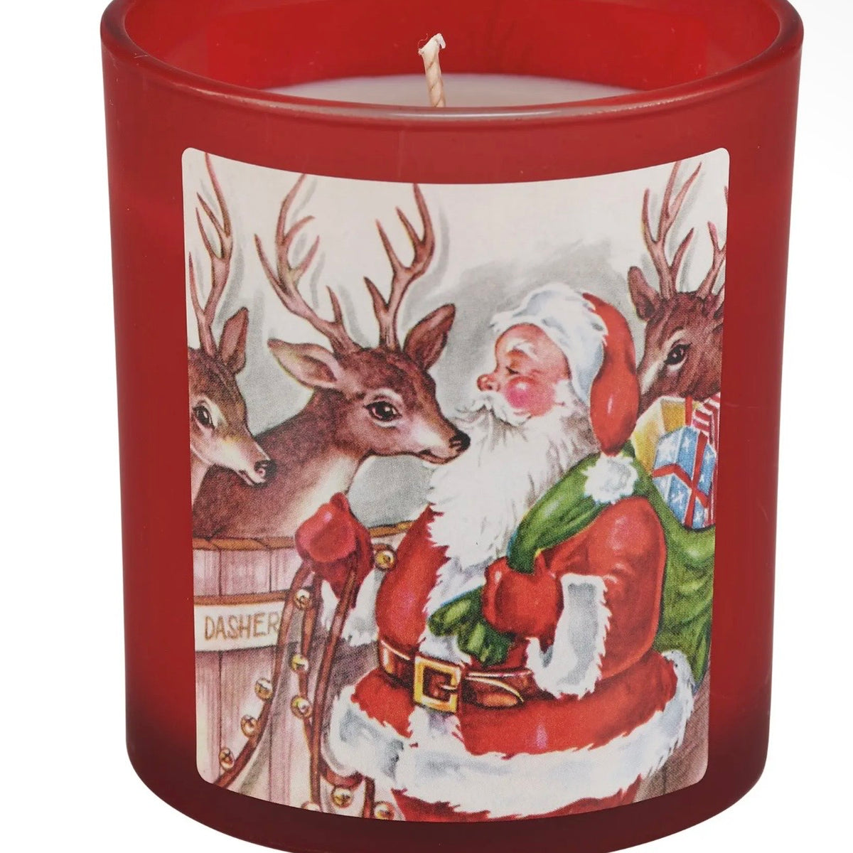 Candle | Retro Santa