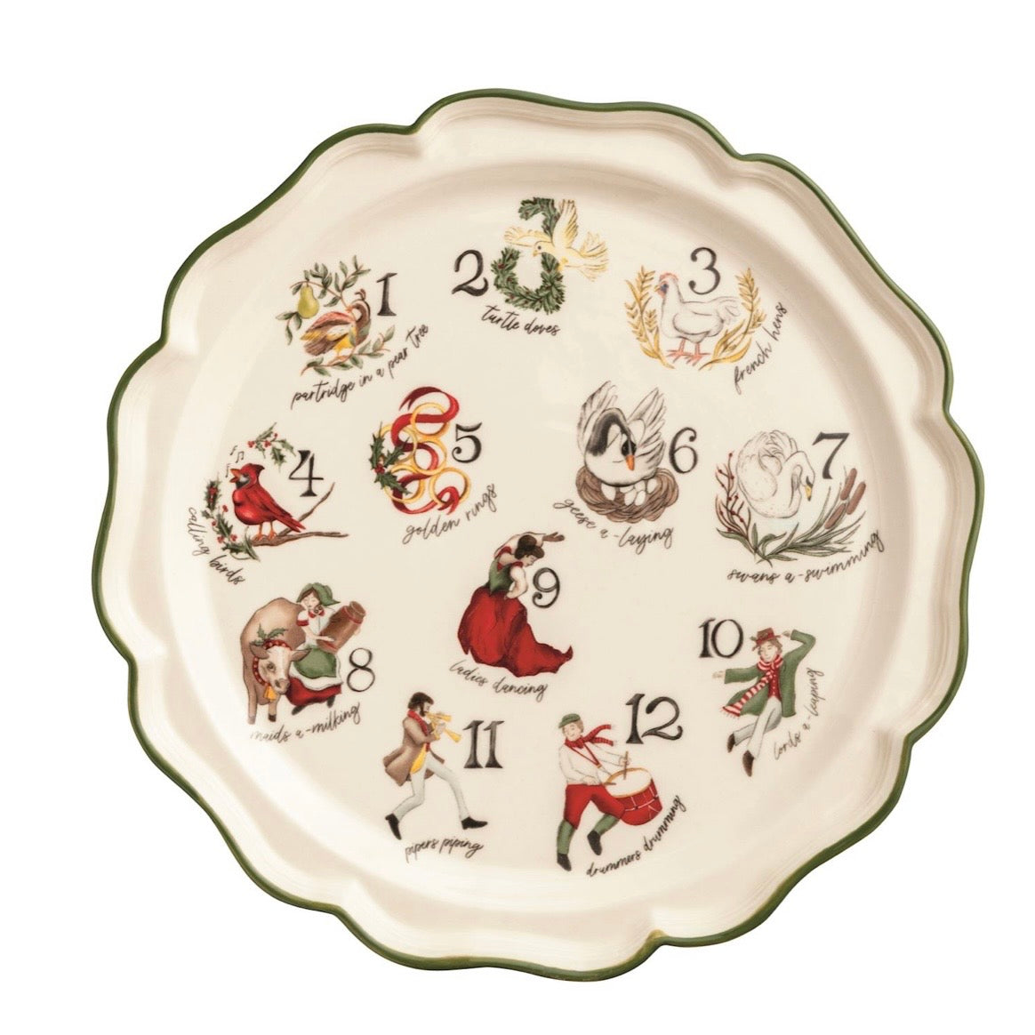 12 Days Of Christmas Platter